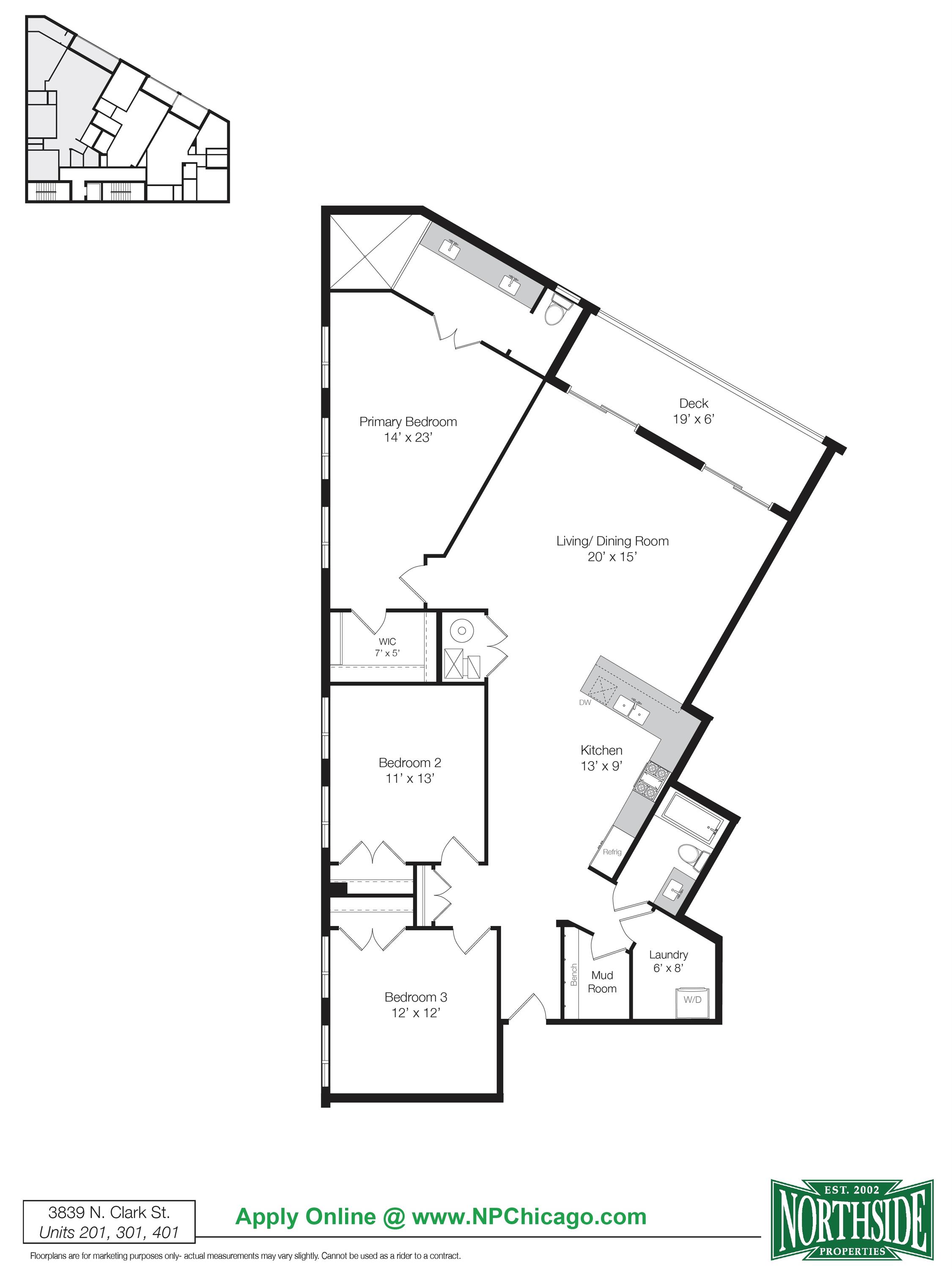 3839 N. Clark - 201